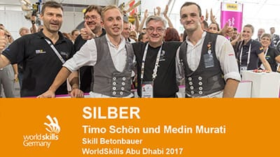 Medaillen für Deutschland in Abu Dhabi